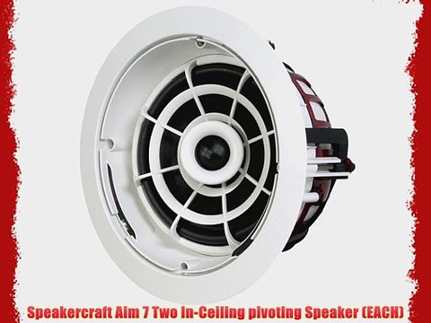 Speakercraft Aim 7 Two In-Ceiling pivoting Speaker (EACH)