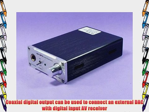 Ha-Info U2 PLUS USB Sound Card with Headphones Amplifier and SPDIF operated by TPA6120A2 Headphone