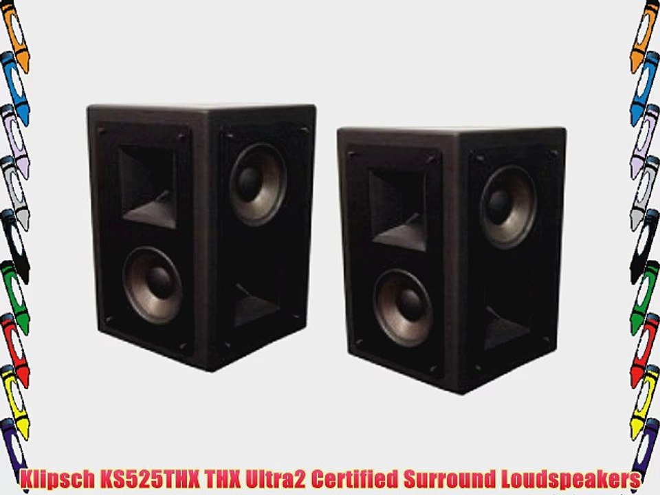 Klipsch KS525THX THX Ultra2 Certified Surround Loudspeakers