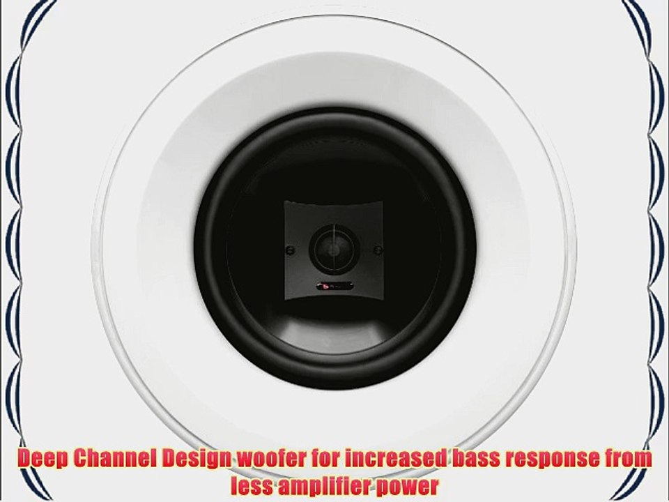 Boston Acoustics HSi 480 8- Inch In-Ceiling Speaker (White)