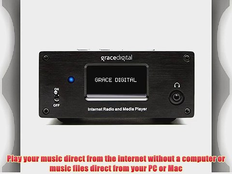 Grace Digital GDI-IRMSamp Microsystem Internet Radio Receiver and Amplifier (Black)