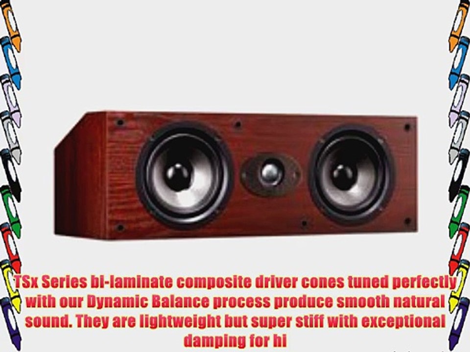 Polk Audio TSx 150C Center Channel Speaker - Cherry