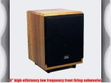 Theater Solutions SUB8FM Front Firing Powered Subwoofer (Mahogany)