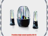 Conceptronics CLLDWASPKSET Dancing Lightshow Water Speakers HiFi 6 Multi Colored LED Lights