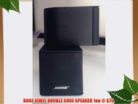 BOSE JEWEL DOUBLE CUBE SPEAKER BLACK