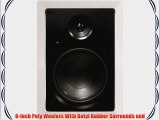 Architech Pro Series Ap-802 8-Inch 2-Way Rectangular In-Wall Loudspeakers