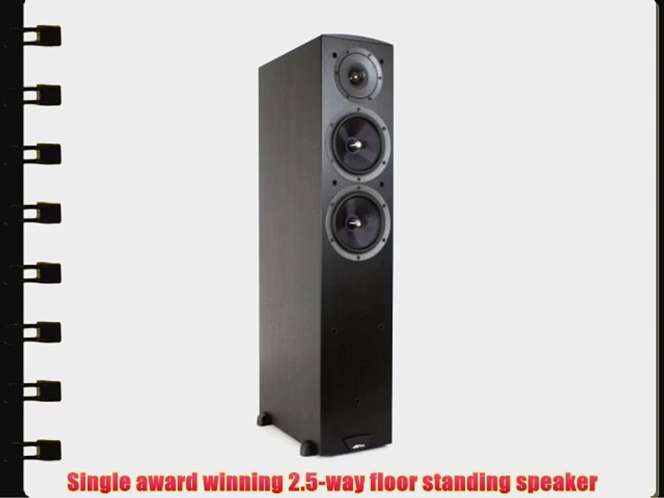 Jamo C605 Floor Standing Speaker (Single Black)