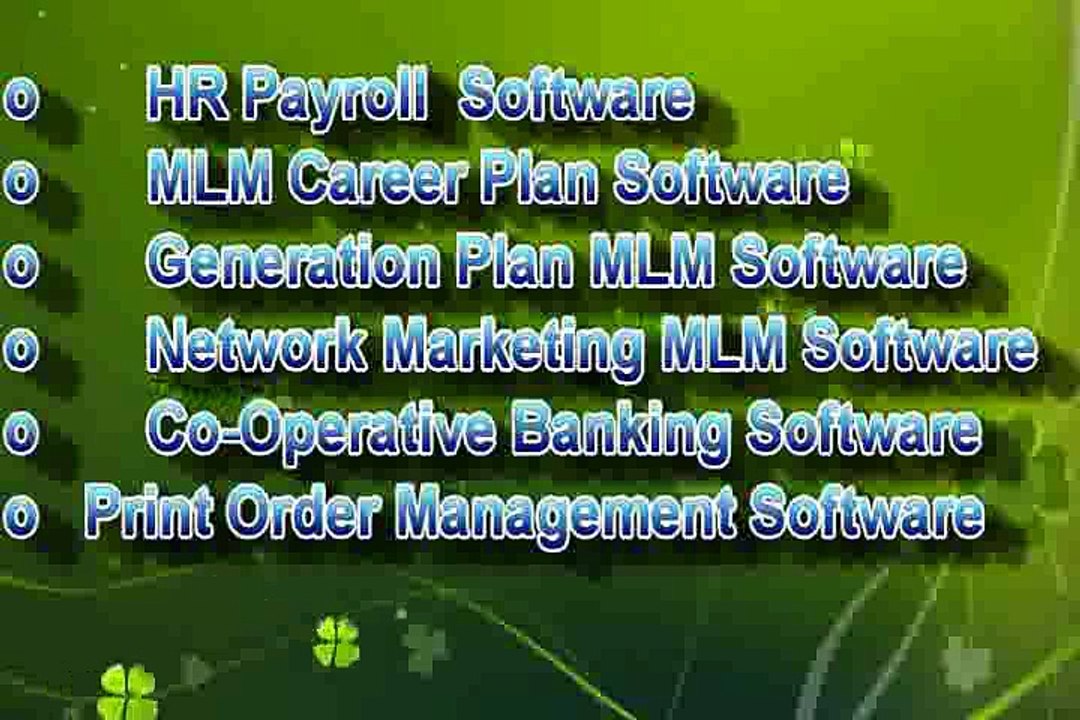 Retail POS, NBFC Software, MLM Generation Plan, Salary Software, Printer Software, MLM Software