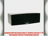 Jamo C60 CEN Center Channel Speaker (Single Black)