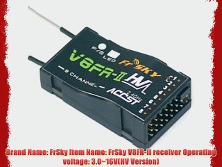 FrSky V8FR-II 2.4G 8CH Receiver HV Version