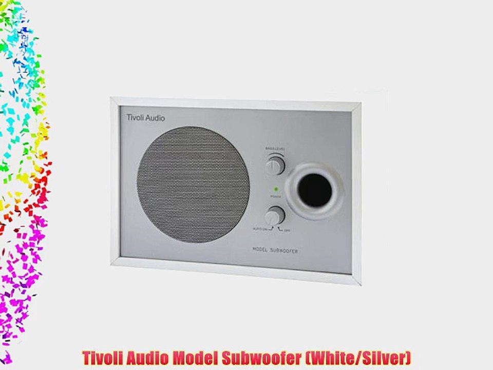 Tivoli Audio Model Subwoofer (White/Silver)