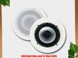 2) NEW VM AUDIO VMIS6 6.5 300 Watt 2 Way In Ceiling/Wall Surround Home Speakers