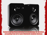 Kanto YUMIBLKGL Powered Bookshelf Speakers with Bluetooth Technology (Black Gloss)