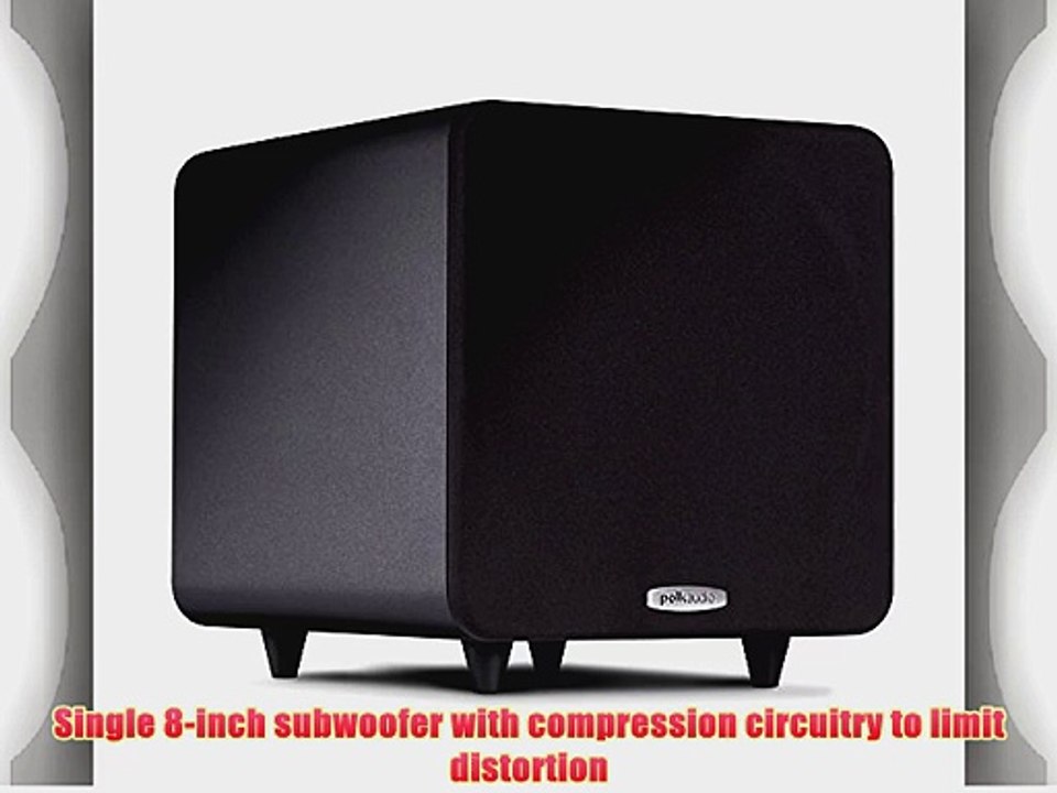 Polk Audio PSW111 Subwoofer (Single Black)