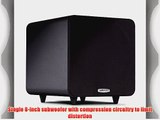 Polk Audio PSW111 Subwoofer (Single Black)