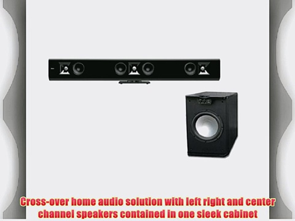 Klipsch Gallery SoundBar G-42 Black with FREE PA-10W 500 WATT Sub