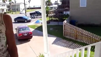 Scientology Stalker at the Front Door