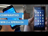 Galaxy Win 2 VS Sony Xperia E4 [Comparativo]