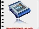 DP Audio Video DA500.2 2-Channel 500Watts MOSFET bridgeable Power Amplifier