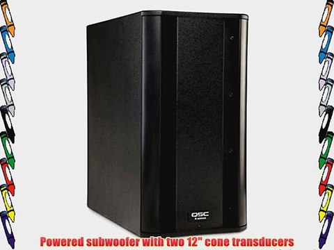 QSC KSub Powered Subwoofer - 1000 Watts 2x12