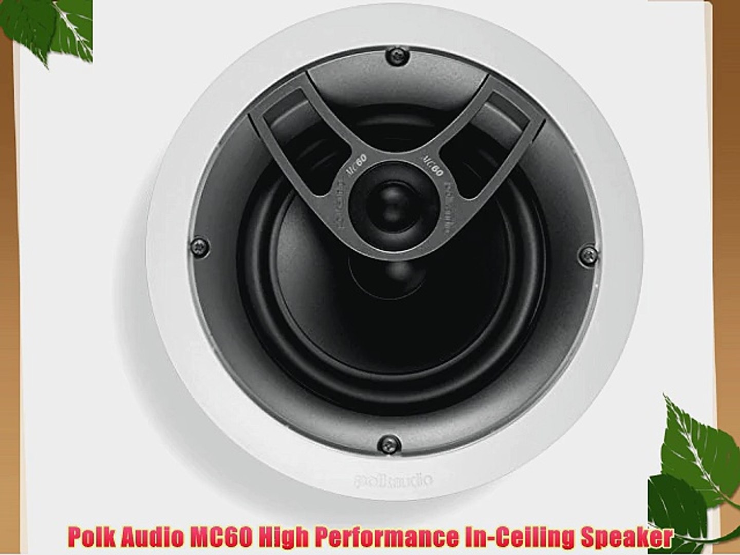 Polk Audio Ceiling & InWall Speakers MC60 High Performance InCeiling
