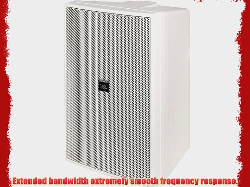 JBL Control 30-WH Speaker 3 Way Indoor Outdoor 10 Inch Woofer High Fidelity High Output System-