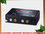 Pro-Ject Audio - Phono Box MM - MM Phono Pre-amplifier - Black