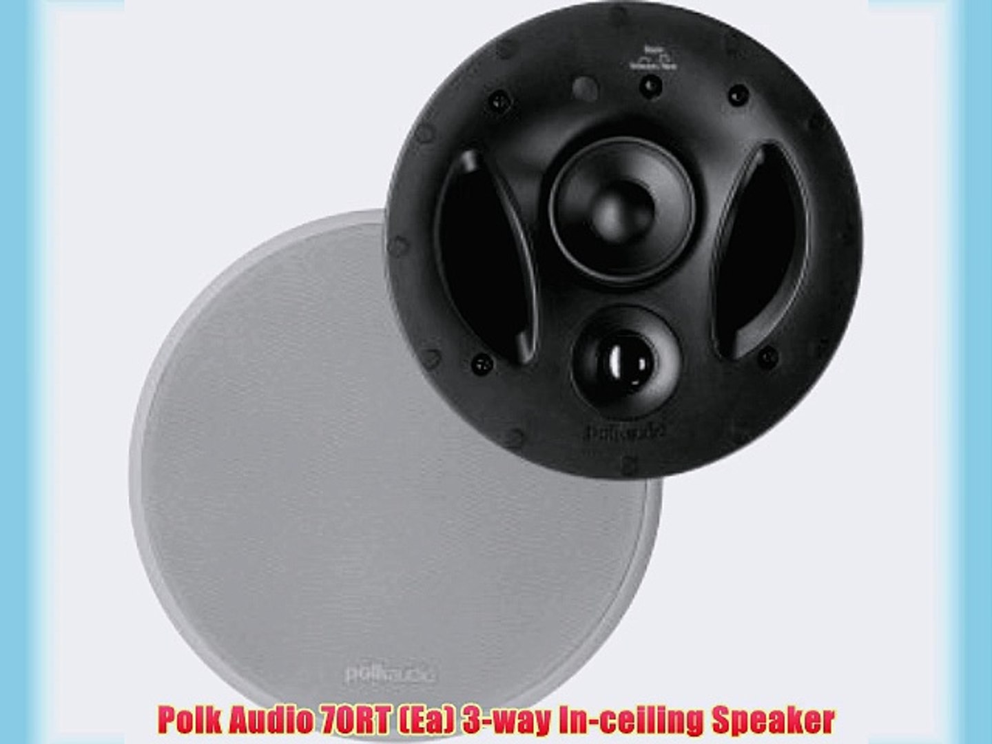 Polk Audio 70rt Ea 3 Way In Ceiling Speaker Video Dailymotion
