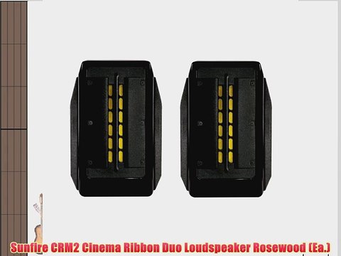 Sunfire CRM2 Cinema Ribbon Duo Loudspeaker Rosewood (Ea.)