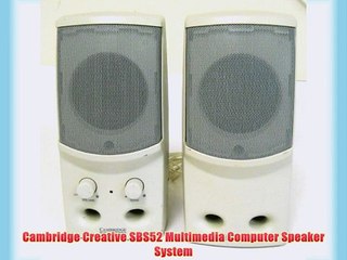 Cambridge Creative SBS52 Multimedia Computer Speaker System