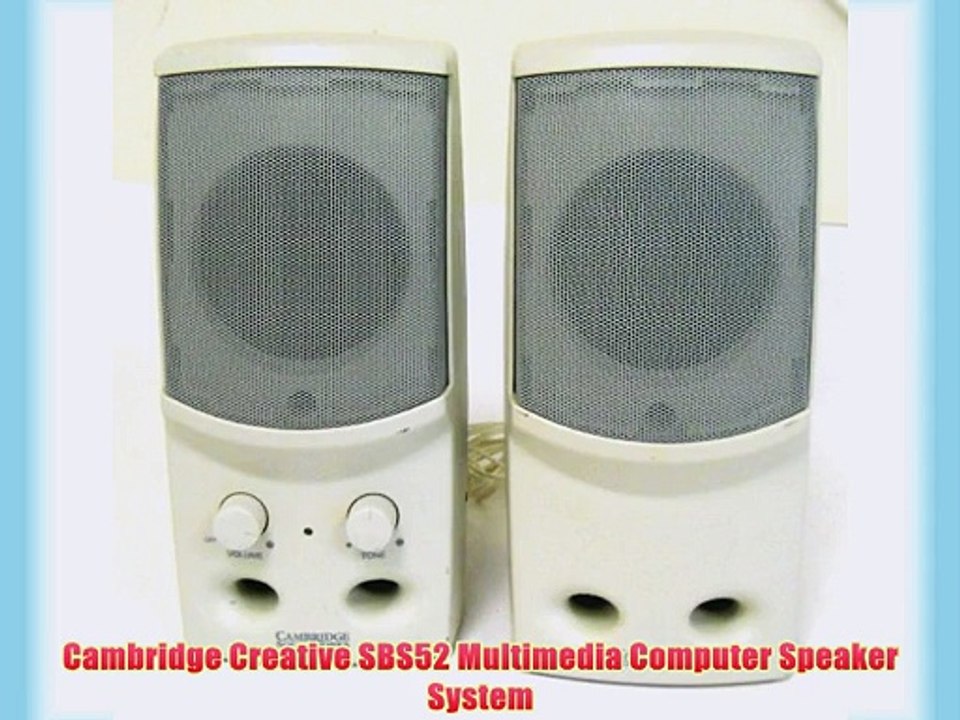 Cambridge Creative SBS52 Multimedia Computer Speaker System