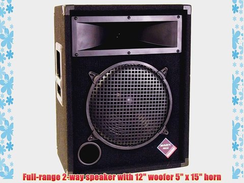 NADY PS-112 ProPower Series 300 Watt Portable PA Speaker
