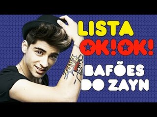 Top 5 maiores bafões do Zayn Malik EVEEEEEERRR