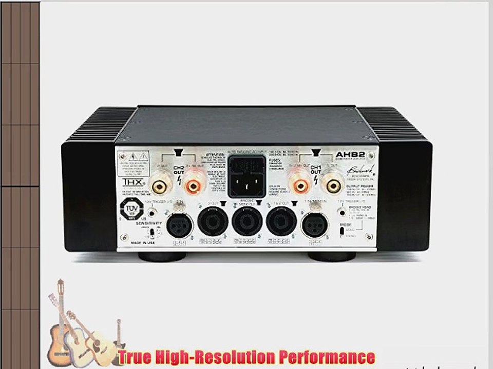 Benchmark AHB2 High Resolution Stereo Power Amplifier (Black)