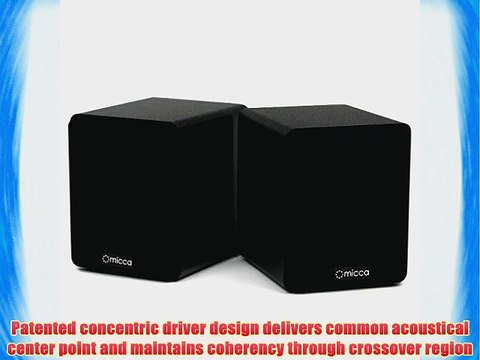 Micca COVO-S Compact 2-Way Bookshelf Speakers