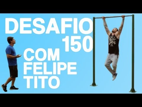 100 FLEXÕES E 50 BARRAS NO MENOR TEMPO POSSÍVEL COM FELIPE TITO | Vai Amarelar?
