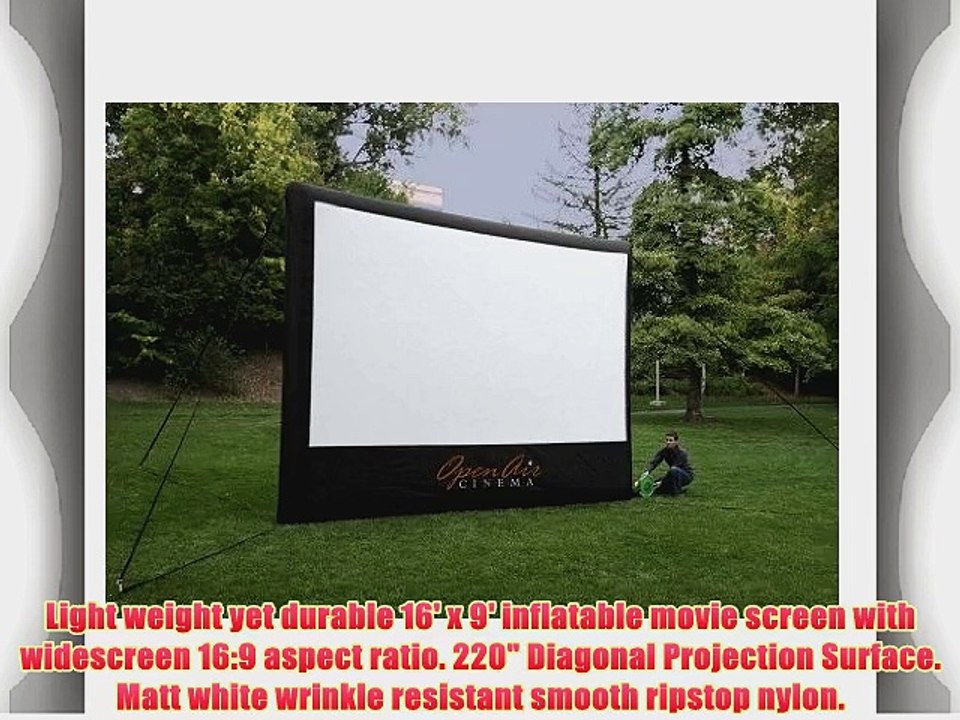 CineBox Home 16' x 9' Backyard Theater Projection System