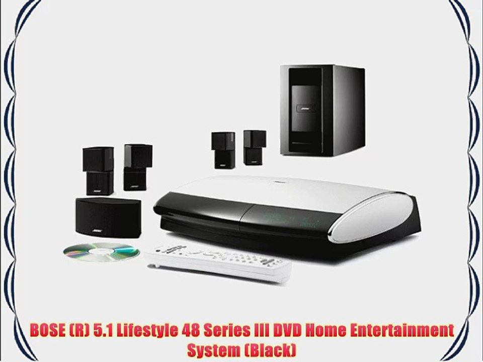 BOSE (R) 5.1 Lifestyle 48 Series III DVD Home Entertainment System (Black)