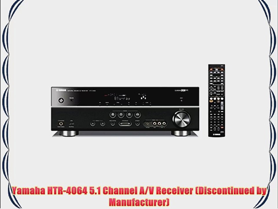 Yamaha HTR-4064 5.1 Channel A/V Receiver (Discontinued by Manufacturer)