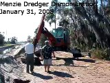 Menzi Dredge Demo - Jan. 31, 2008