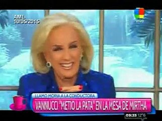 Victoria Vanucci y su 'fallido' con Mirtha