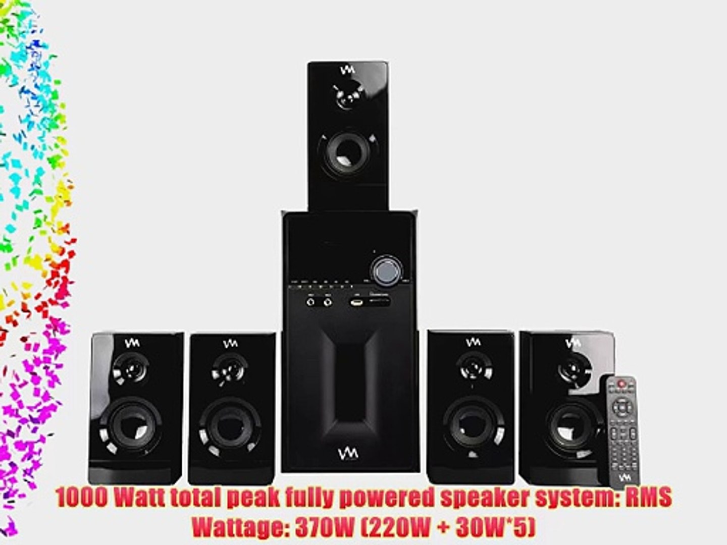 surround sound system 1000 watt