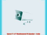 Speco 5 x 8 Weatherproof PA Speaker - 4 ohm