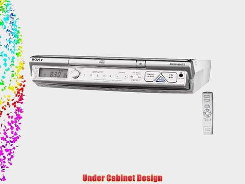 Sony ICF-CD543RM AM/FM/TV/Weather Clock Radio/CD Player