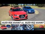 Garagem do Bellote TV: Audi RS6 Avant vs. Audi RS2 Avant