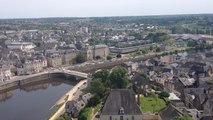 Château-Gontier vue de l'église Saint-Jean