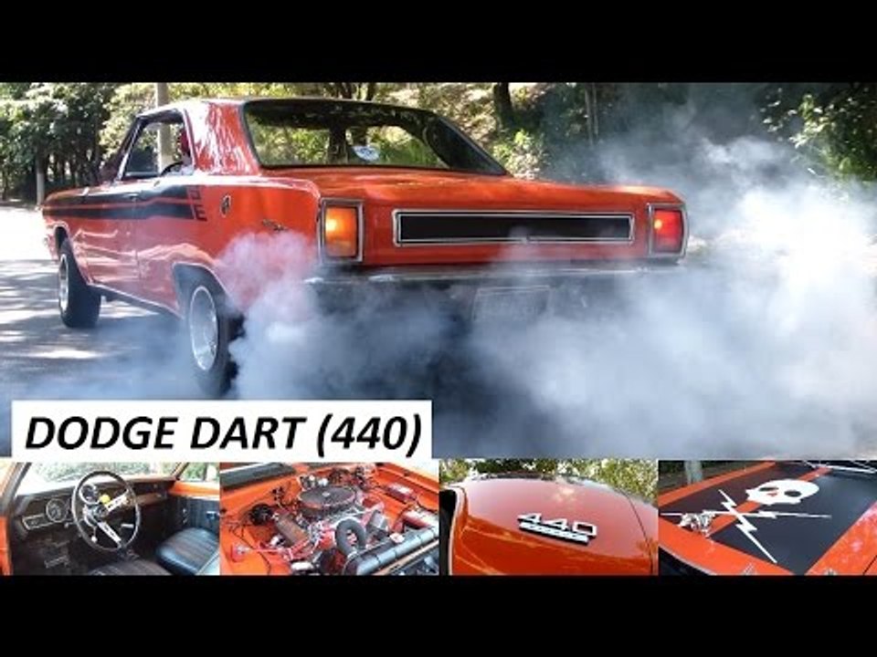 Garagem do Bellote TV: Dodge Dart 440 V8 (escape dimensionado, câmbio Torqueflite e 375 cv)