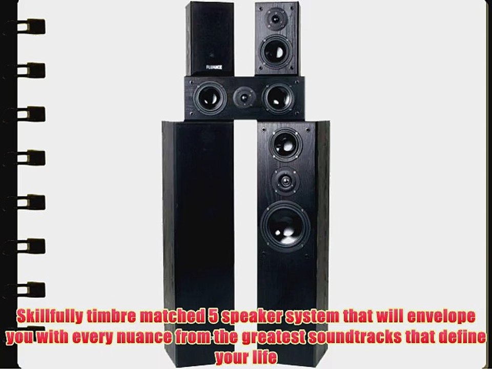 Fluance? AVHTB Surround Sound Home Theater 5.0 Channel Speaker System including Three-way Floorstanding