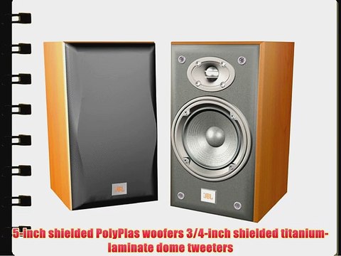 JBL Northridge E20 2-Way 5-Inch Bookshelf Speakers Pair (Cherry)