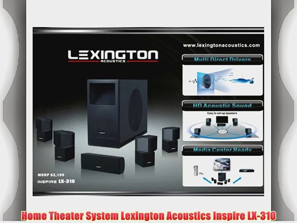 Home Theater System Lexington Acoustics Inspire LX-310